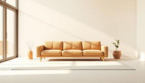 Sofa Minimalis Desain Simpel Nyaman untuk Kediaman