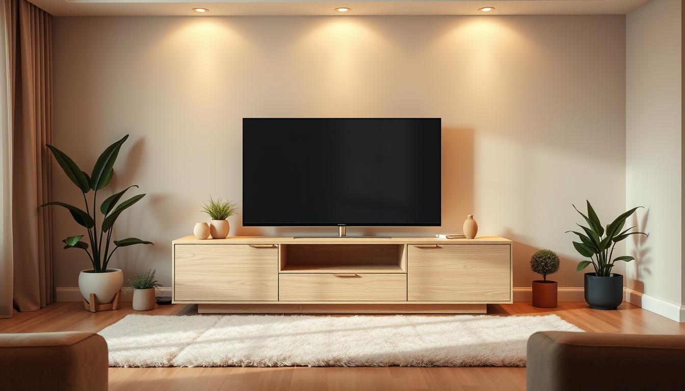 desain meja tv minimalis