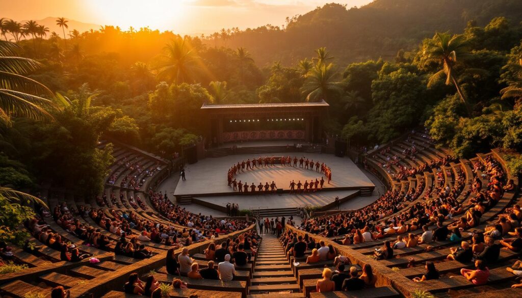 tempat pertunjukan tari kecak